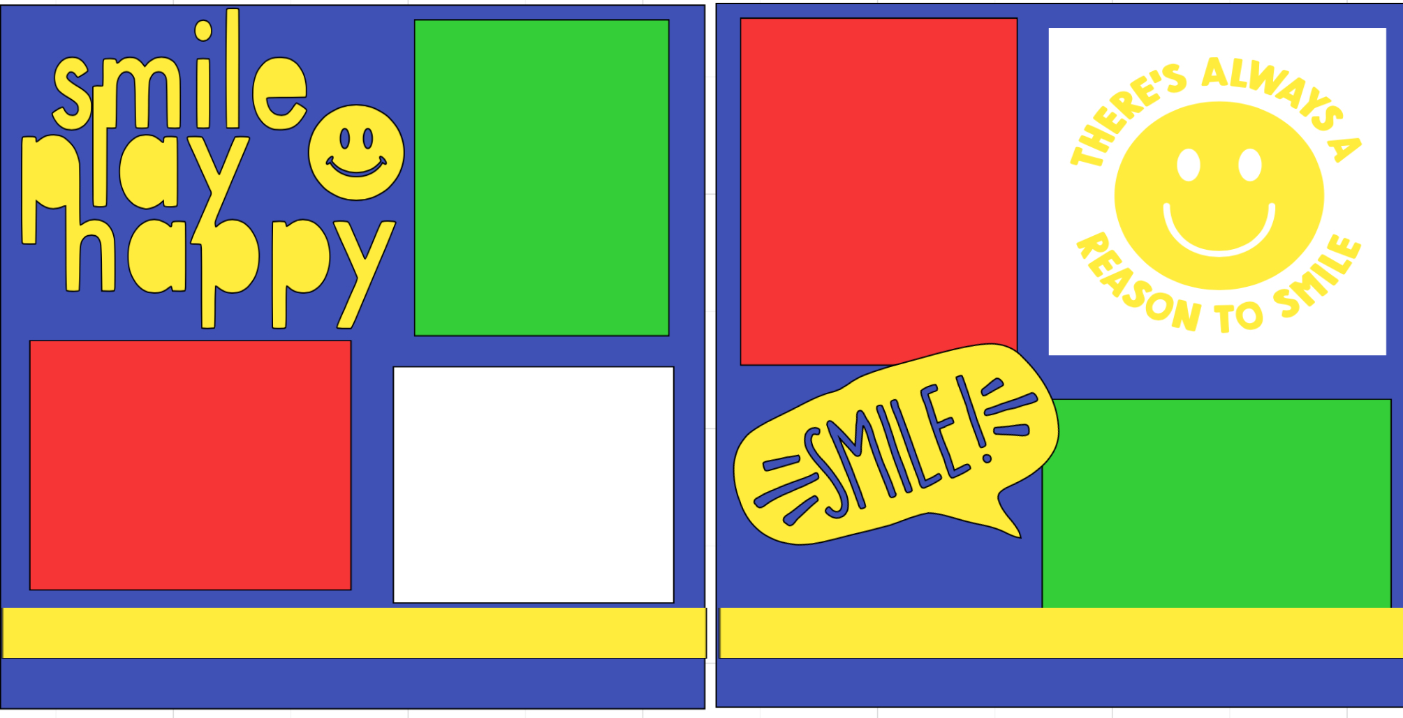 Smile Play Happy-  page kit
