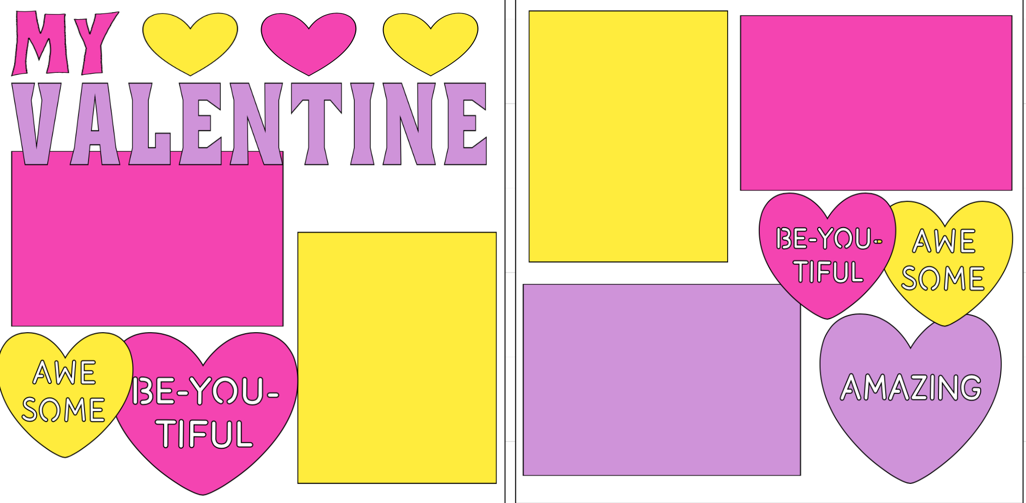 My Valentine--  page kit