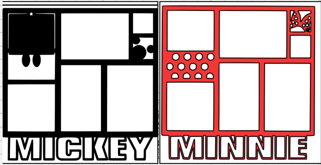 Disney...Mickey and Minnie -basic page kit