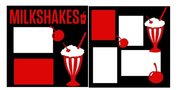 Milkshakes-- page kit
