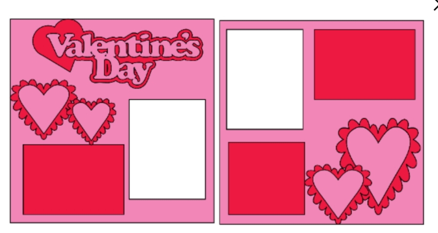 Valentine's day--  page kit
