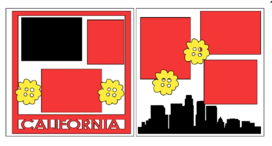 California (poppy)--  page kit