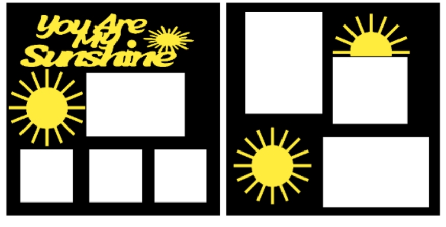 You are my Sunshine-  page kit