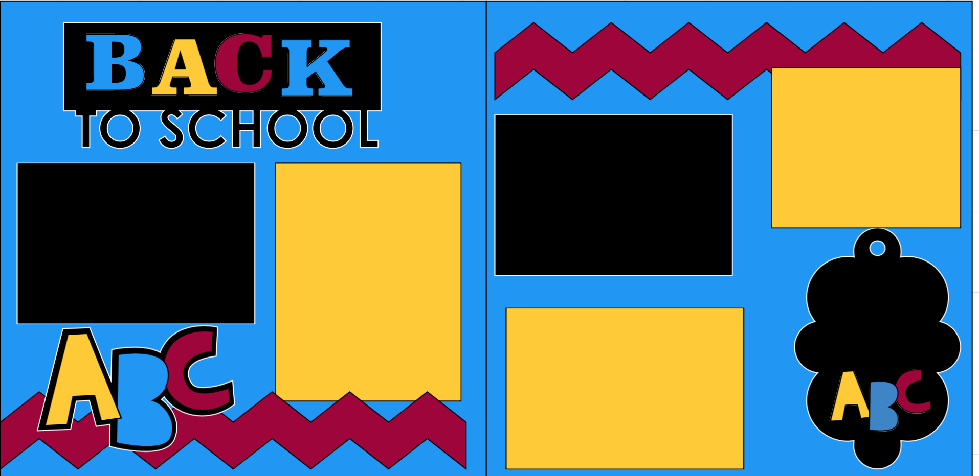 Back to School (abc)-  page kit