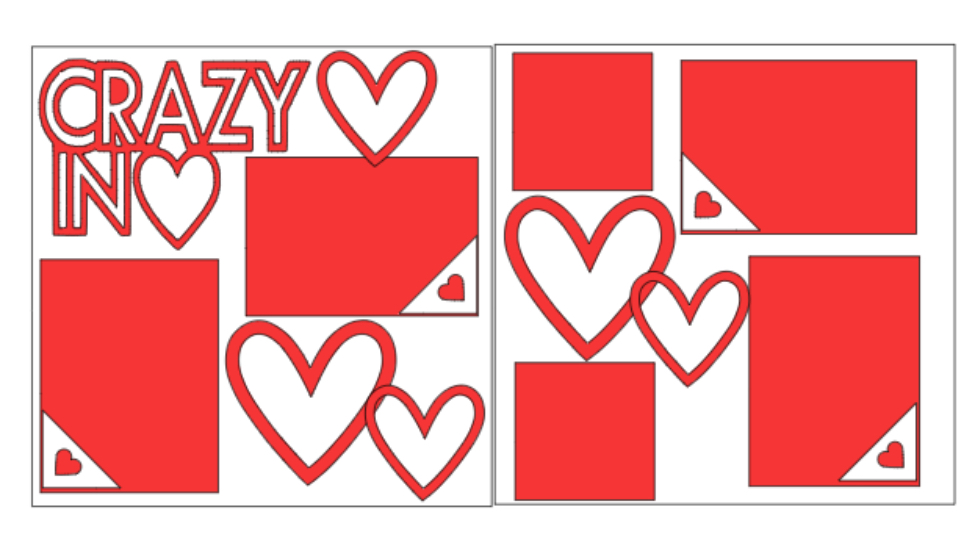 Crazy in Love-  page kit