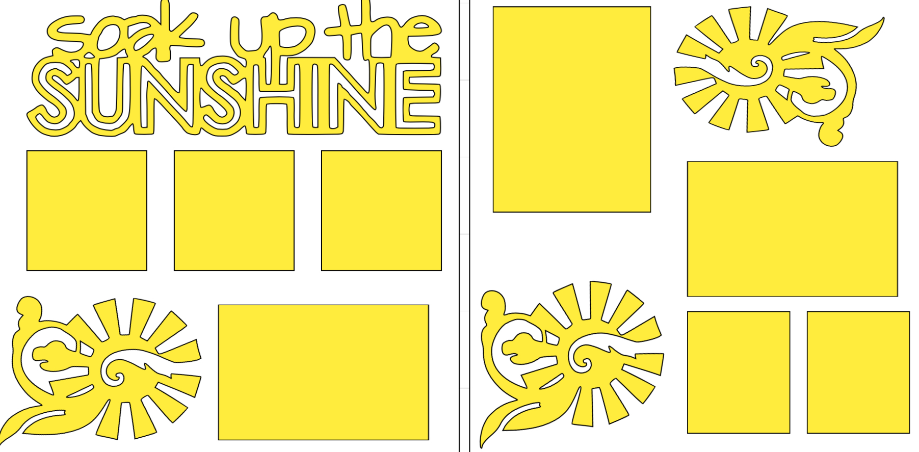 Soak up the sunshine -  page kit