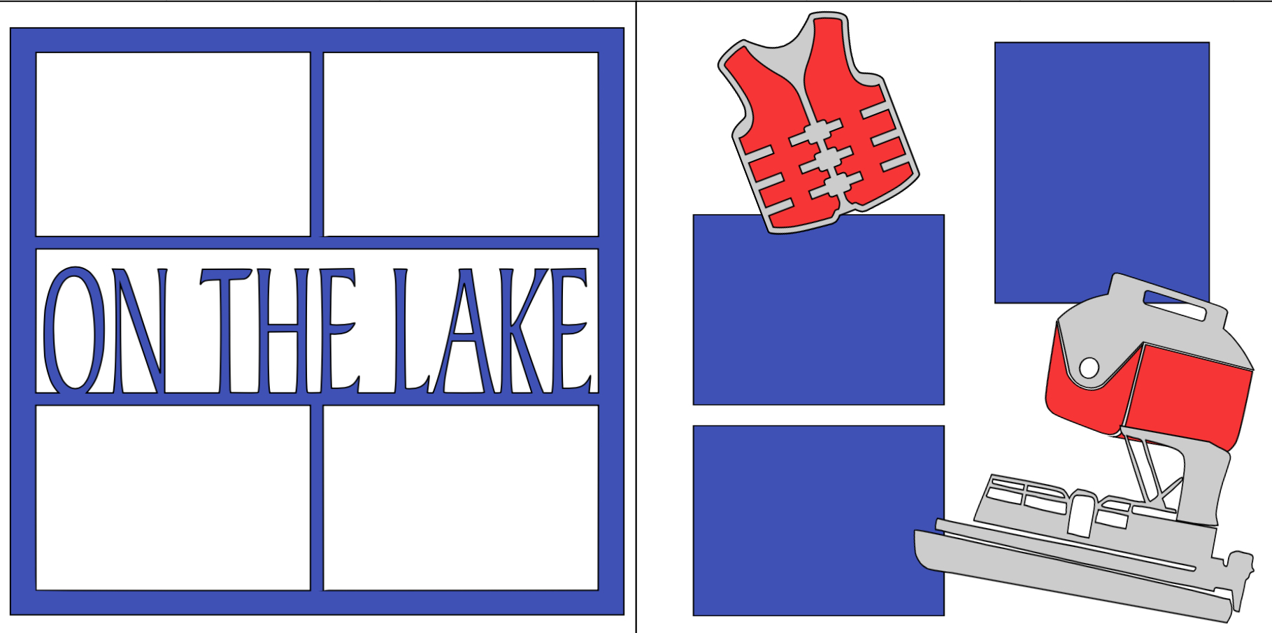AT THE LAKE (boat) -  page kit