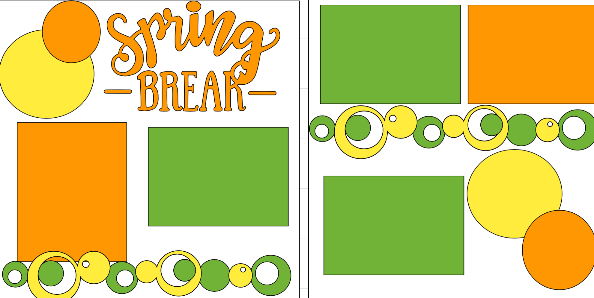 Spring BrEAk  page kit