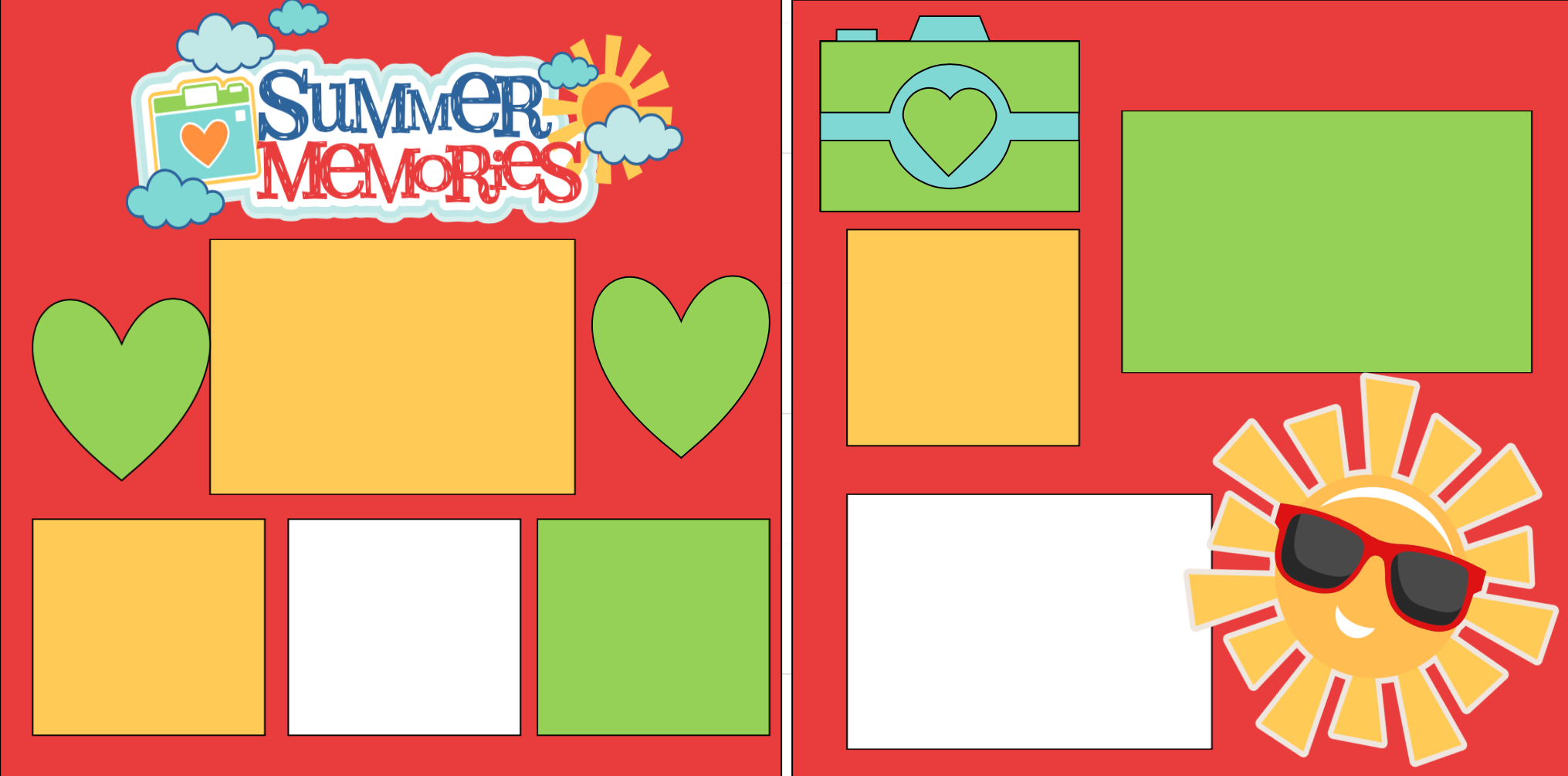 Summer Memories-  page kit