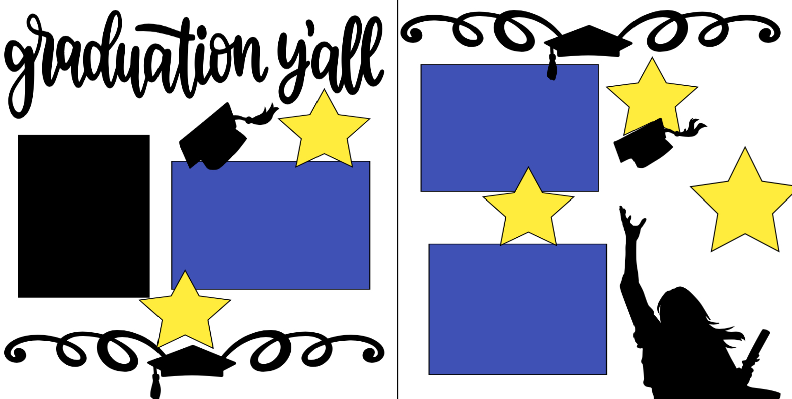 Graduation Yâ€™all Girl -  page kit