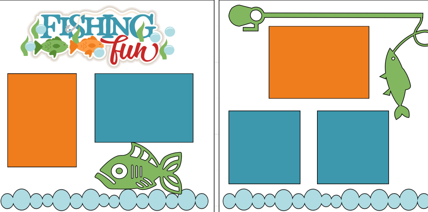 Fishing Fun-  page kit