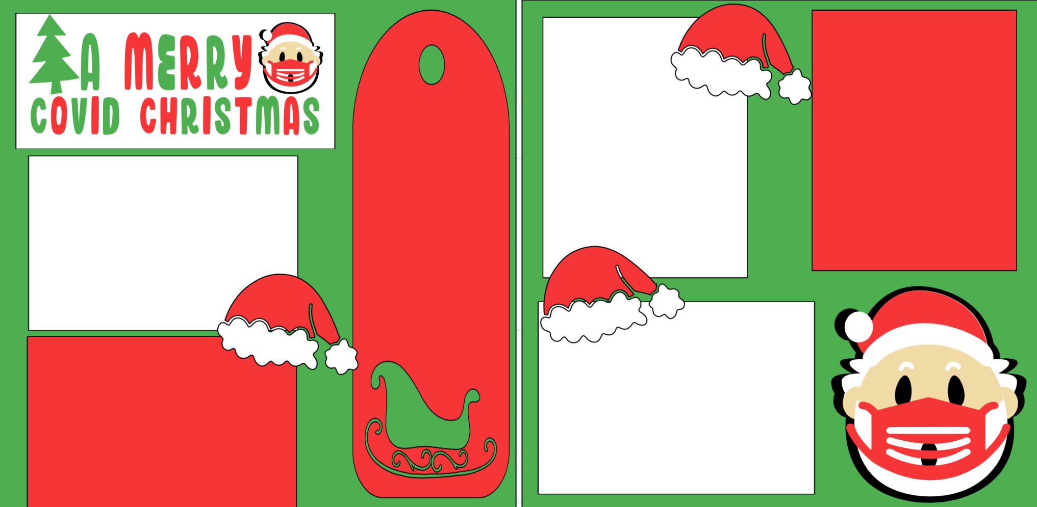 Merry COVID Christmas   page kit