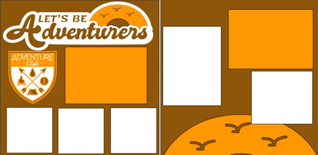 LET'S BE ADVENTURERS  -  page kit