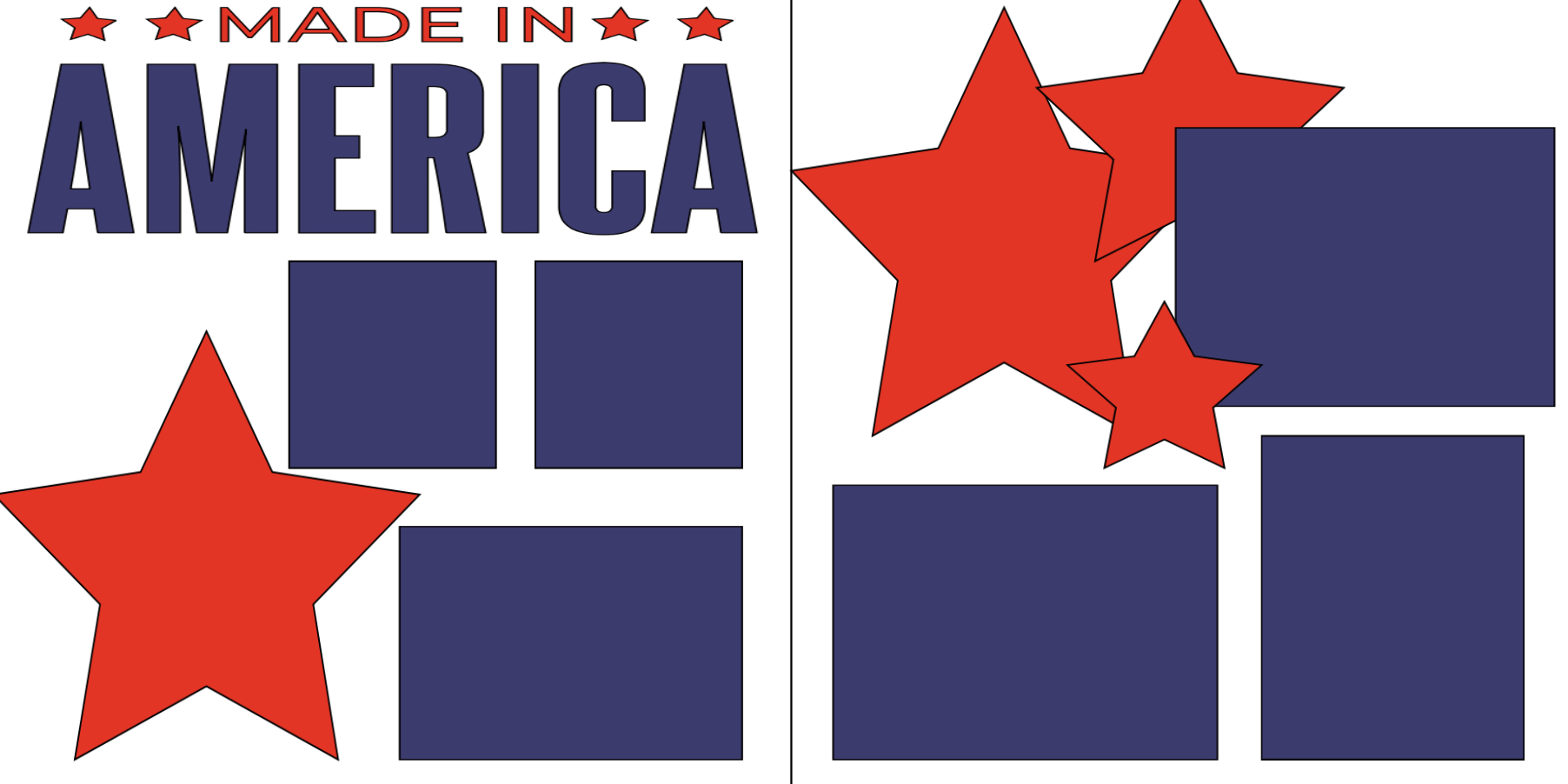 MADE IN AMERICA DIE CUTS ONLY