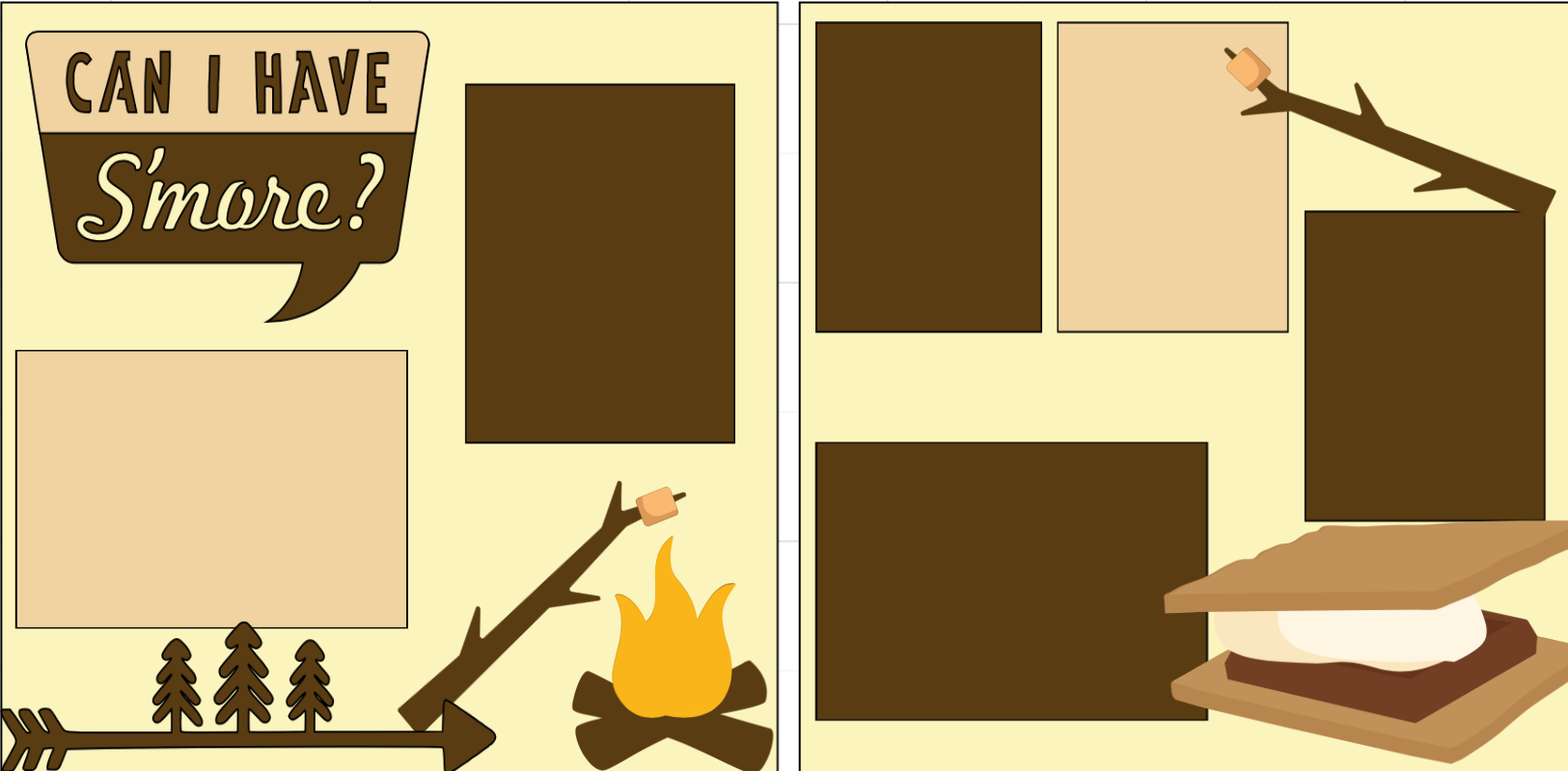 S’Mores-  page kit