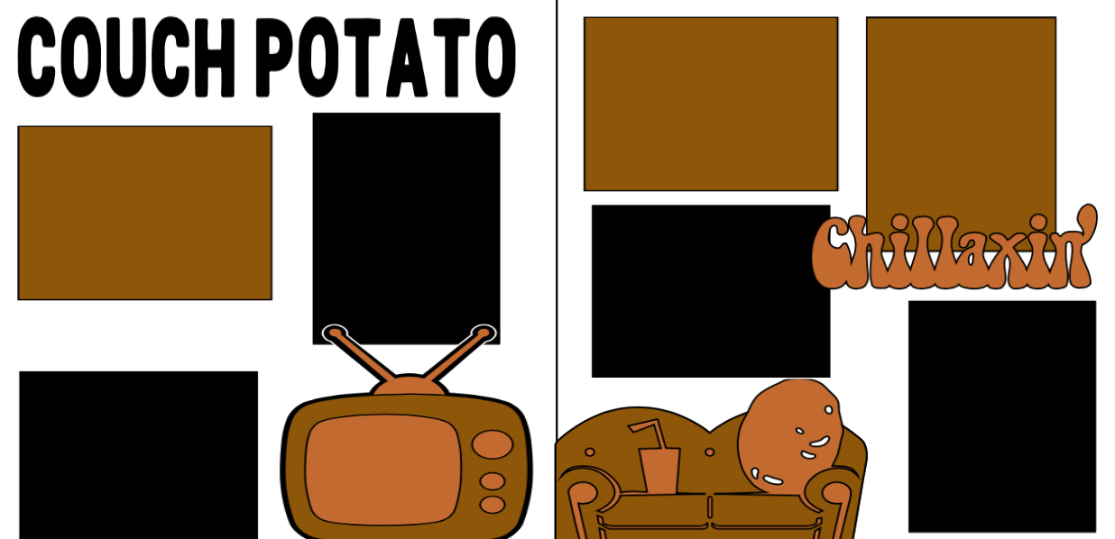 Couch Potato--  page kit