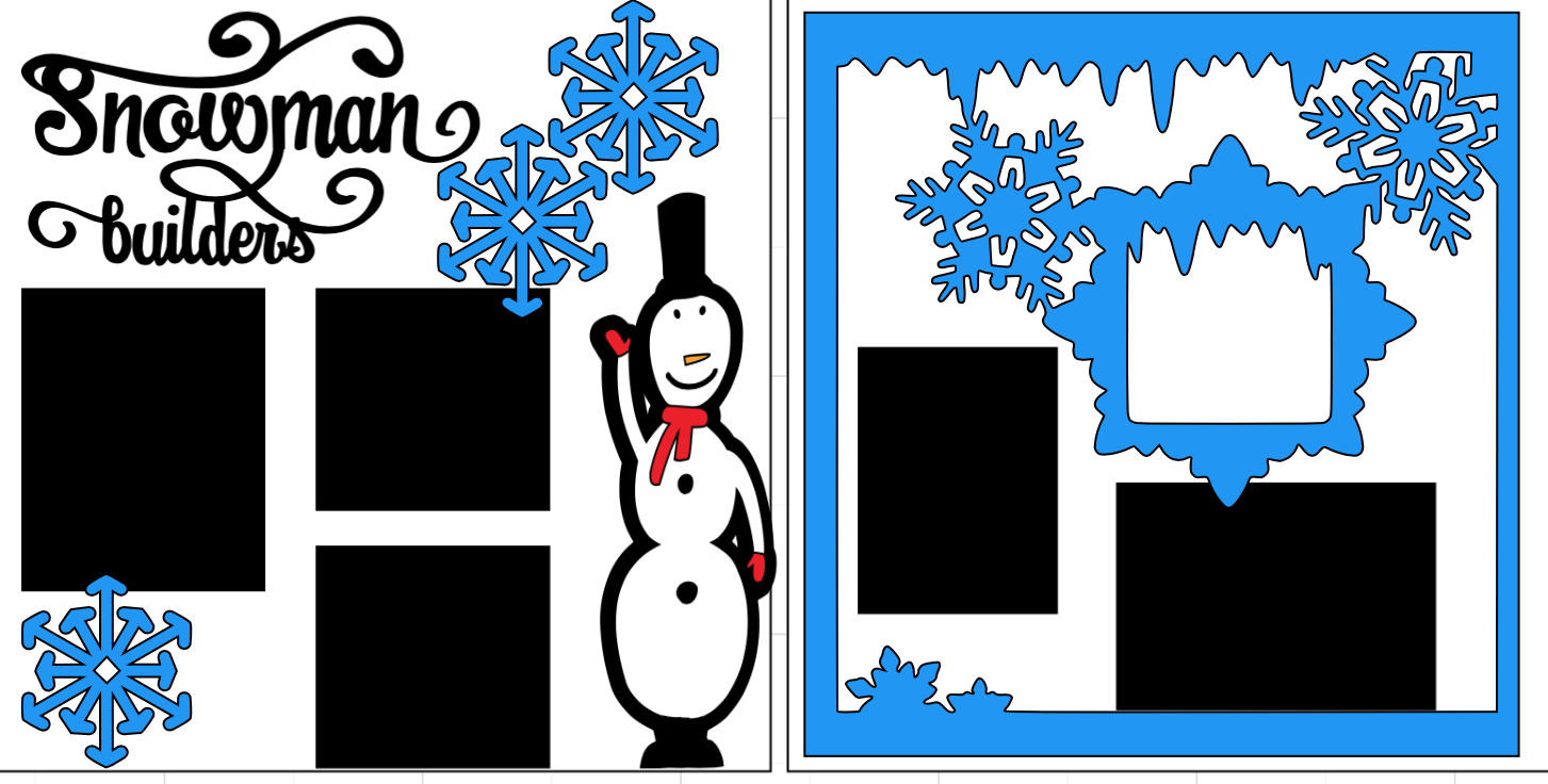 snowman Builders -  page kit
