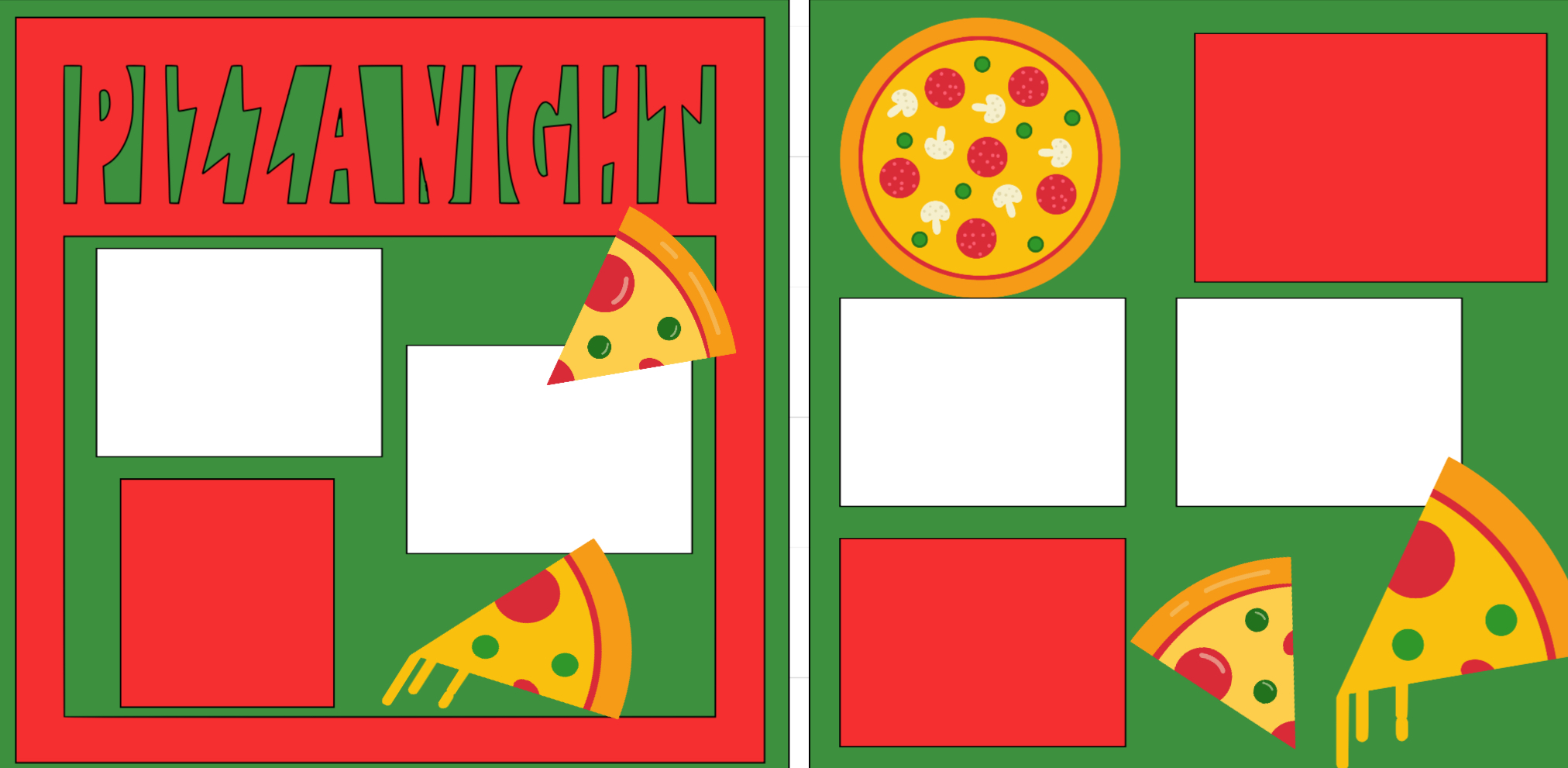 Itâ€™s Pizza night -  page kit