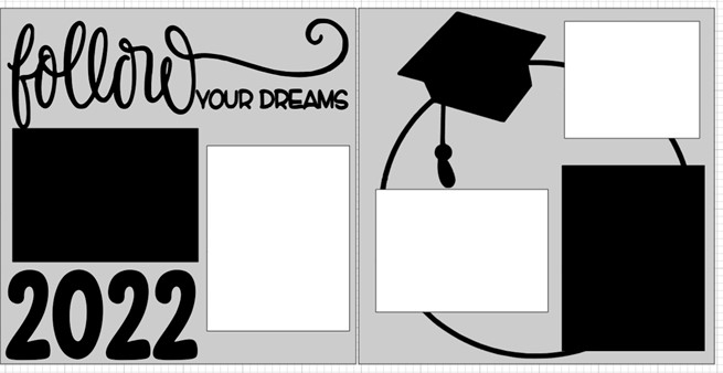 Follow your Dreams GRADUATION -  page kit