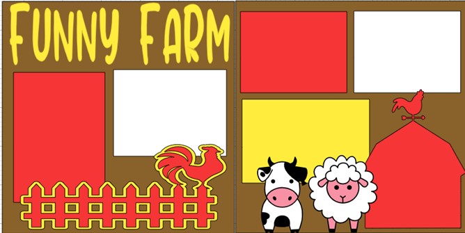FUNNY FARM -  page kit