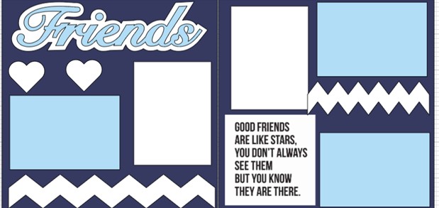 GOOD FRIENDS   -  page kit