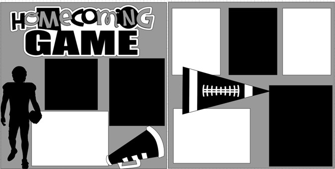HOMECOMING GAME 2 FOOTBALL   -  page kit