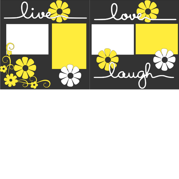 LIVE LOVE LAUGH    -basic page kit