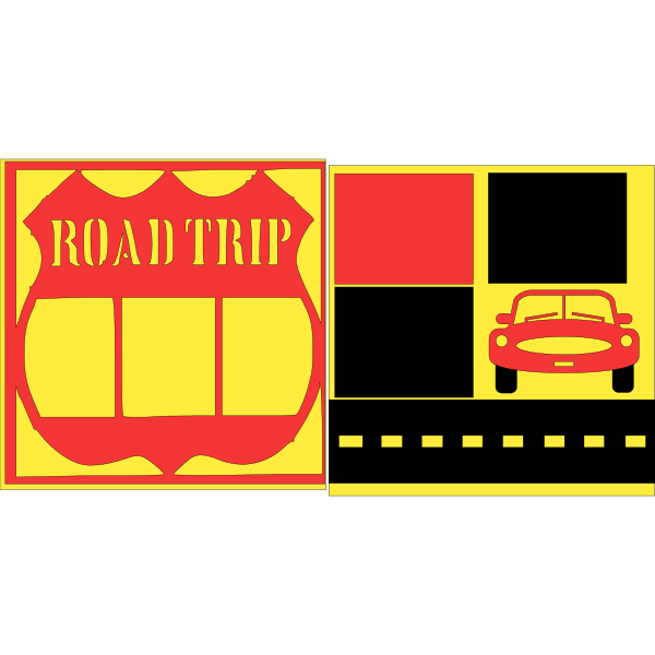 ROAD TRIP (TRAVEL)  -basic page kit