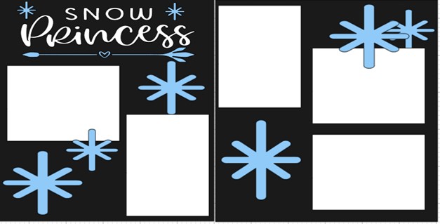SNOW PRINCESS   -  page kit