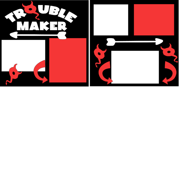 TROUBLE MAKER   -- basic  Page Kit