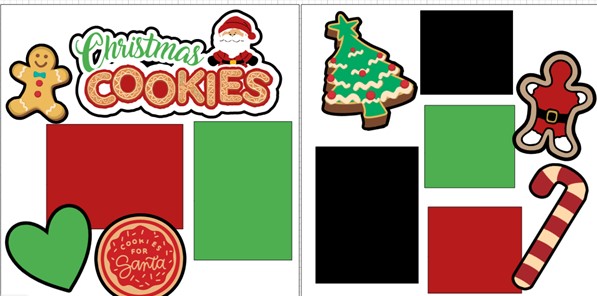 COOKIES FOR SANTA   21 -  page kit