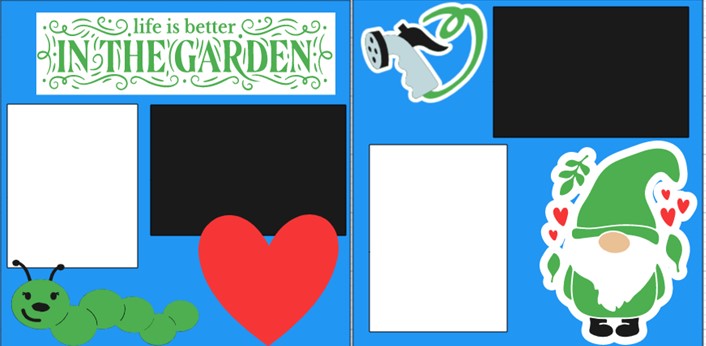 LIFE IS BETTER IN THE GARDEN * -  page kit