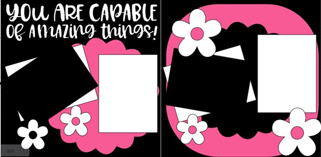 GIRL YOU ARE CAPABLE OF AMAZING THING  -  page kit