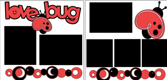 LOVE BUG  -  page kit