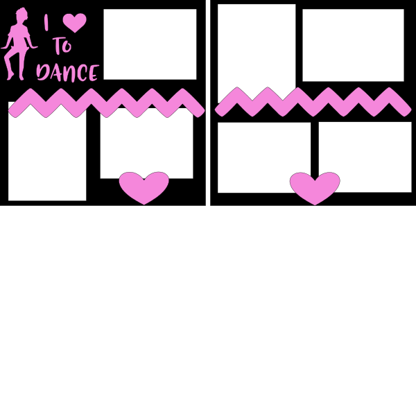 I love to DANCE  --  page kit