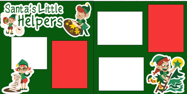 Santa's Little Helpers  -  page kit