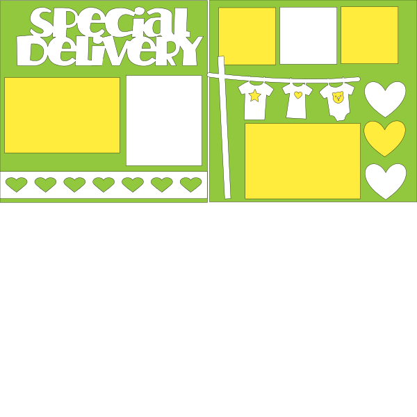 SPECIAL DELIVERY baby   -    Page Kit